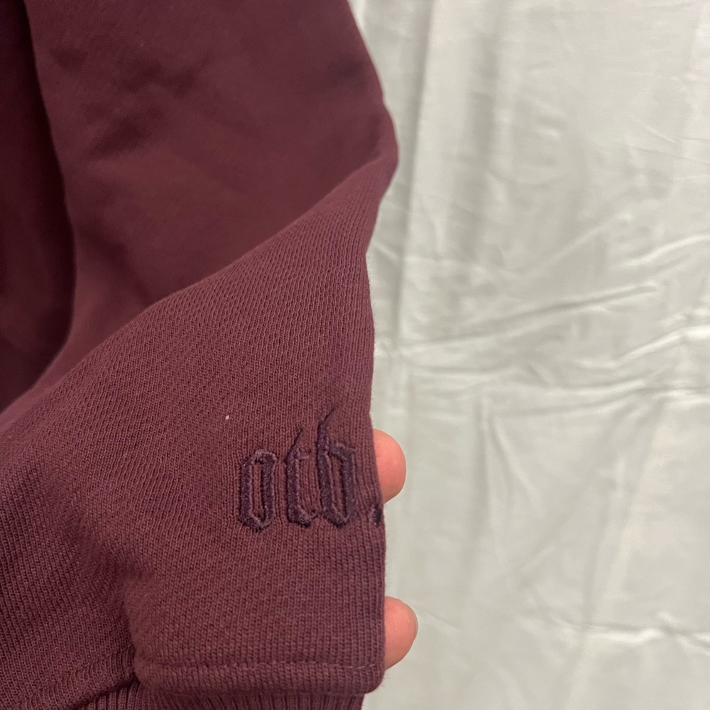 Only The Blind London MAROON ESSENTIAL HOODIE S Maroon Color Men Small Fashion - Picture 11 of 13